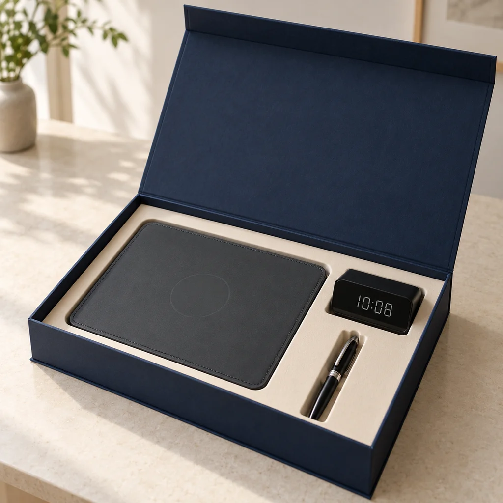 Smart Desk Corporate Gift Set — AI-generated representative image